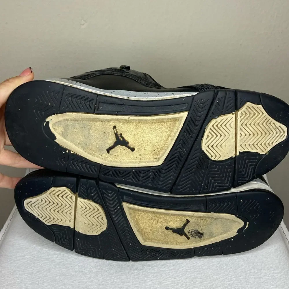 Rare Nike Air Jordan Dub Zero Oreo Black Sneakers Size 10